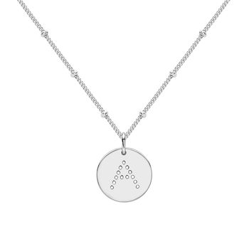 Sterling Silver Alphabet Pendant Necklace, 2 of 4