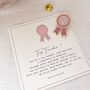 Top Teacher Rosette Enamel Pin | End Of Term Thank You Gift For Teachers And Teaching Assistants, thumbnail 1 of 10