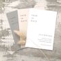 The Minimalist Save The Date Cards, thumbnail 1 of 10