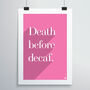 Death Before Decaf Print, thumbnail 5 of 12