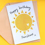 Happy Birthday Sunshine Card, thumbnail 1 of 2