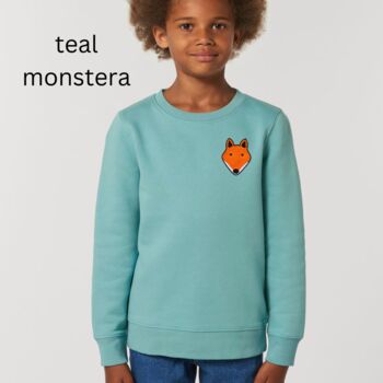 Childrens Eco Friendly Fox Sweatshirt, 9 of 12