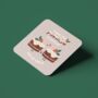 Personalised ‘Pudding Up With Me’ Couples Christmas Mug, thumbnail 4 of 4