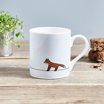 Fox Mug, Fine Bone China, 4 of 6