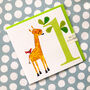 One Giraffe 1st Birthday Card, thumbnail 3 of 5