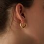 Women's Pointed Hoop Earrings, thumbnail 1 of 5