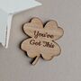 'You've Got This' Clover Leaf Pocket Token, thumbnail 1 of 2