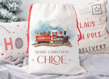 Special Delivery Train Christmas Sack, 2 of 2