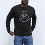 Father's Day Personalised Cycling Sweatshirt, thumbnail 2 of 8