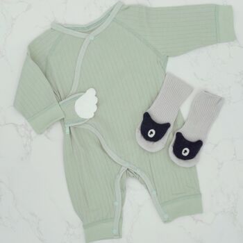 The New Baby Socks And Babygro Gift Set, 2 of 7