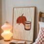 Candles And Pumpkins Autumn Print, thumbnail 1 of 3