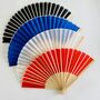 Personalised Red Folding Silk Fan For Women, thumbnail 9 of 12