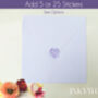 Sister Purple Butterfly Heart Butterflies Birthday Card, thumbnail 4 of 12