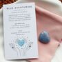 Blue Aventurine Heart Crystal Calm And Harmony Stone, thumbnail 2 of 5
