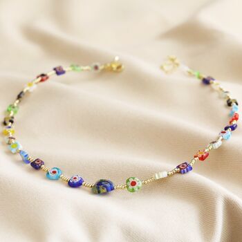 Millefiori Heart Bead Necklace, 7 of 7