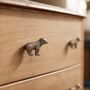 Vintage Brass Bear Drawer Knob, thumbnail 3 of 7