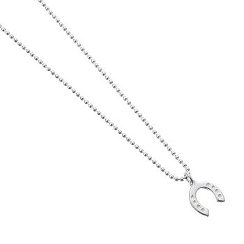 Sterling Silver Necklace With Horseshoe, 3 of 6