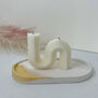 Decorative Wavy Double Wick Soy Candle Gifts, thumbnail 8 of 11