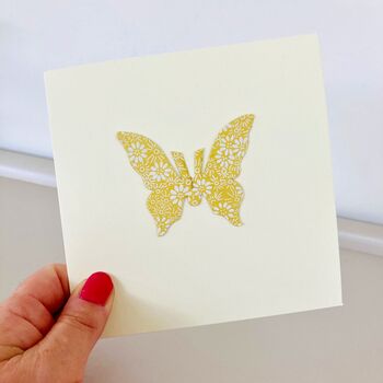 Handmade Butterfly Birthday Card, 5 of 10
