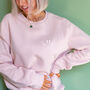 Personalised Embroidered Varsity Sweatshirt, thumbnail 2 of 10
