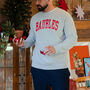 Men's Baubles Christmas Jumper Sweatshirt, thumbnail 4 of 6