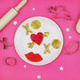 Love Heart And Kisses Cookie Cutters, thumbnail 1 of 4