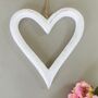 Hand Painted Hanging Heart Decoration, thumbnail 4 of 7
