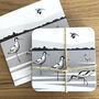 Avocet Mini Chopping Board With Coaster Set And Card, thumbnail 6 of 7