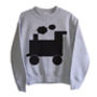 Kids Chalkboard T Shirt Train Design, thumbnail 4 of 6