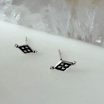 Diamond Dot Studs, 7 of 8