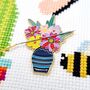 Mandala Flower Cross Stitch Kit, thumbnail 2 of 5