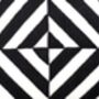 Optic Geometric Gokarna Pattern Cotton Cushion Cover, thumbnail 7 of 9