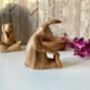 Yoga Bunny Rabbit Statue 13cm Pilates Gift Home Decor, thumbnail 8 of 10