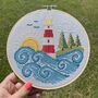 Going Coastal Modern Cross Stitch Kit, thumbnail 3 of 6