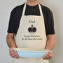 Personalised 'King Of The BBQ' Apron, thumbnail 4 of 7