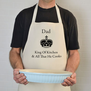 Personalised 'King Of The BBQ' Apron, 4 of 7