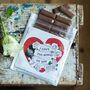 Valentine's I Love The Bones Of You Artisan Chocolate Bar, thumbnail 4 of 4