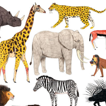 African Animals Print, 4 of 5