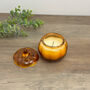 Orange Pumpkin Candle Pot Vanilla Scented, thumbnail 10 of 11