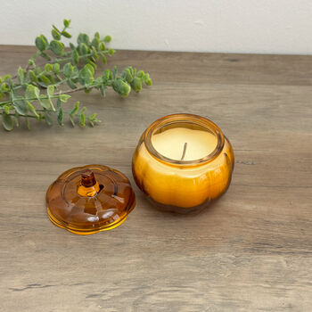 Orange Pumpkin Candle Pot Vanilla Scented, 10 of 11