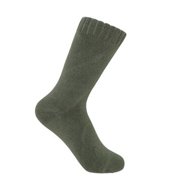 Ribbed Cuff Women's Bed Socks – Grey, 2 of 4