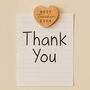 Oak Heart Magnet 'Best Teacher Ever' | Perfect Gift | Fridge Magnet | Best Teacher Gift, thumbnail 1 of 2