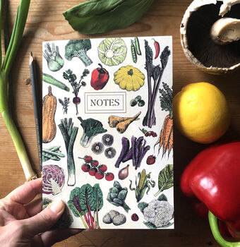 Fruit And Vegetable A5 Notebook, 6 of 8