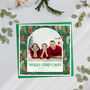 Personalised Photo Christmas Card, From Our Home, thumbnail 1 of 4