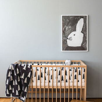 Rabbit With Small Hat Art Print, 3 of 4