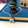 Personalised Serling Silver Jingle Bell And Initial Star Christmas Bracelet, thumbnail 11 of 11