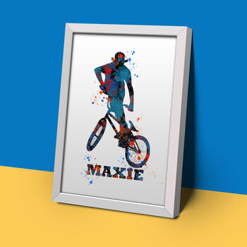 Personalised Bmx Print, 4 of 5