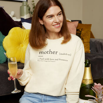 Mother: Paid With Love And Prosecco Sweatshirt, 2 of 8