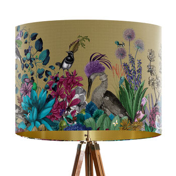 Glorious Plumes Lampshade Charcoal, Multiple Cols Avail, 7 of 9