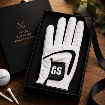 Personalised Premium Leather Golf Glove Gift Boxed, 3 of 9